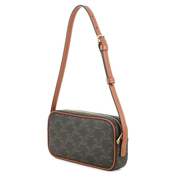 セリーヌ ハンドバッグ トリオンフ ミニカメラバッグ PVC レザー 10J582 CELINE