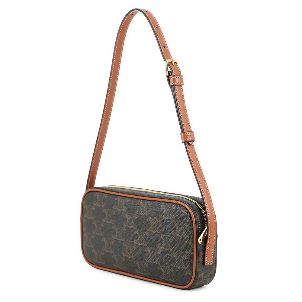 セリーヌ ハンドバッグ トリオンフ ミニカメラバッグ PVC レザー 10J582 CELINE
