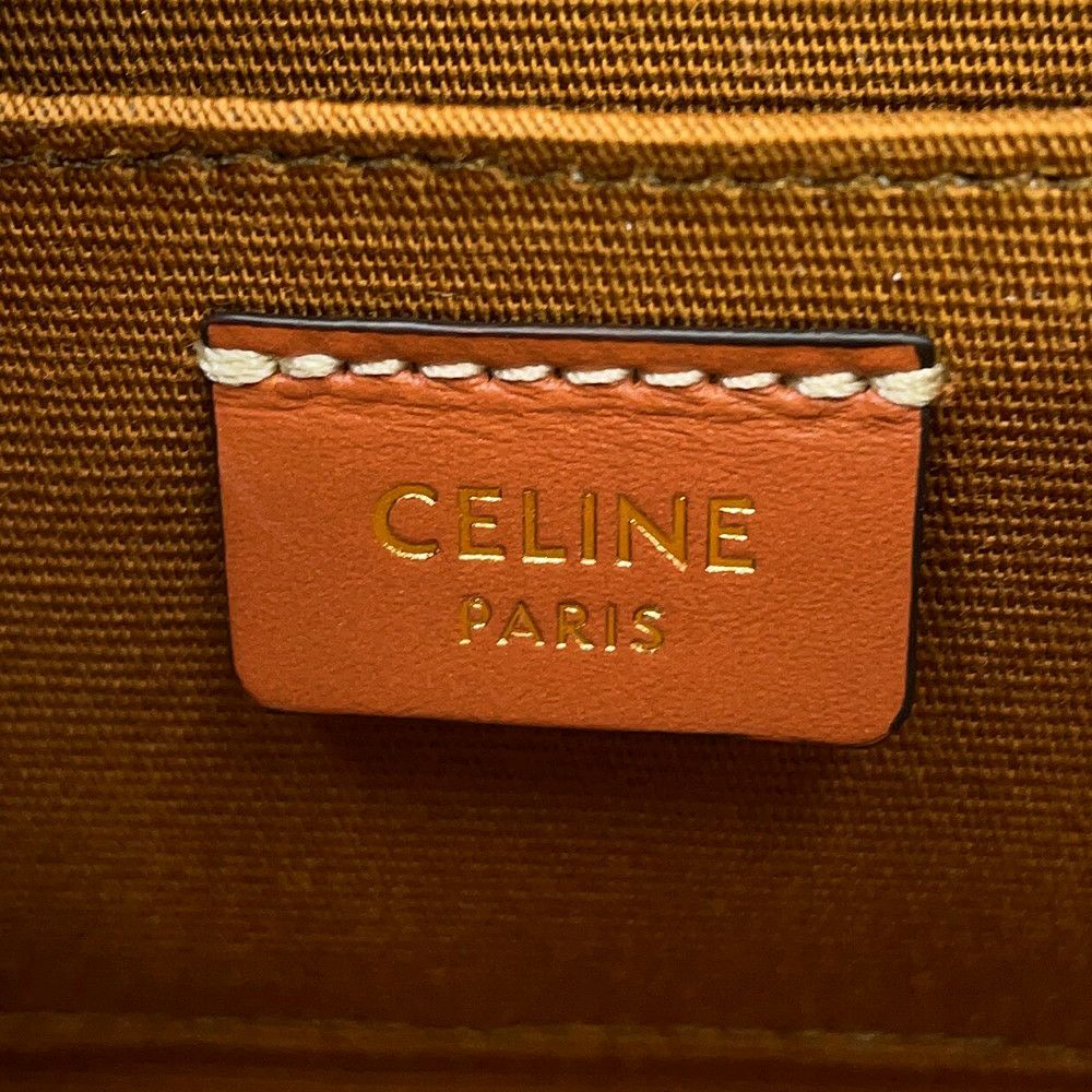 セリーヌ ハンドバッグ トリオンフ ミニカメラバッグ PVC レザー 10J582 CELINE