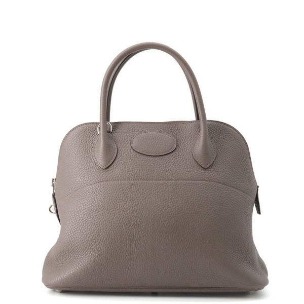 エルメス ハンドバッグ ボリード31 エタン/シルバー金具 トリヨンクレマンス X刻印 2wayショルダー