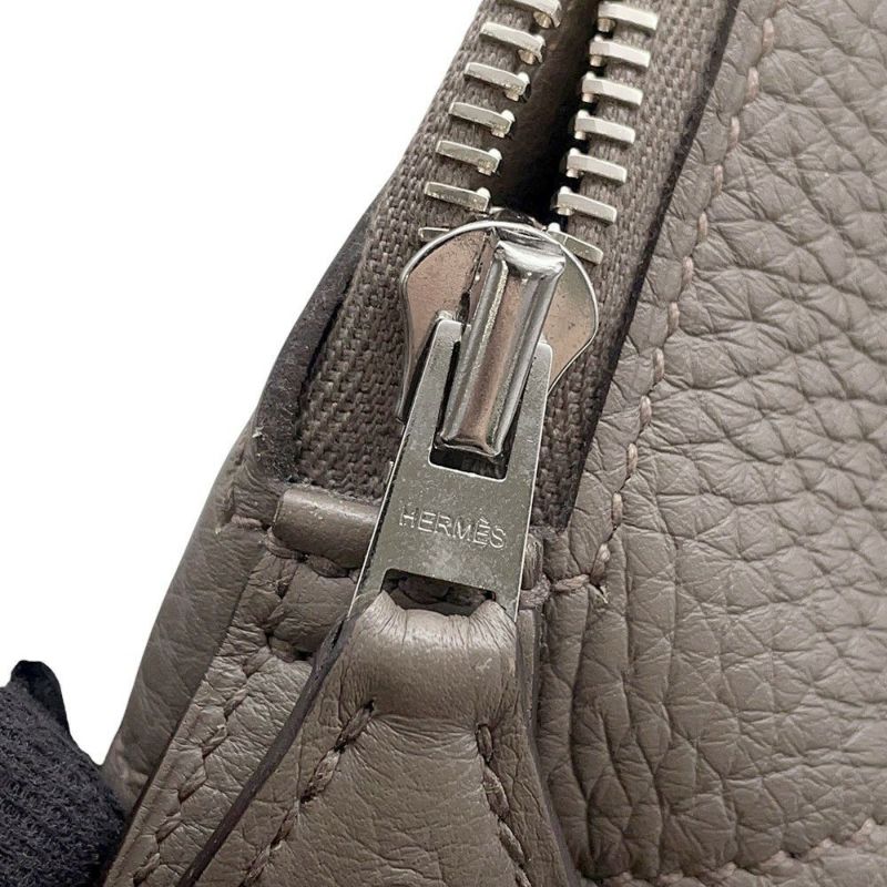 エルメス ハンドバッグ ボリード31 エタン/シルバー金具 トリヨンクレマンス X刻印 2wayショルダー