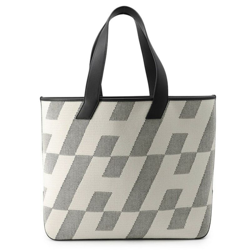 エルメス トートバッグ HアンビエGM ブラック/エクリュトワルアッシュ/スイフト Z刻印 HERMES バッグ 黒