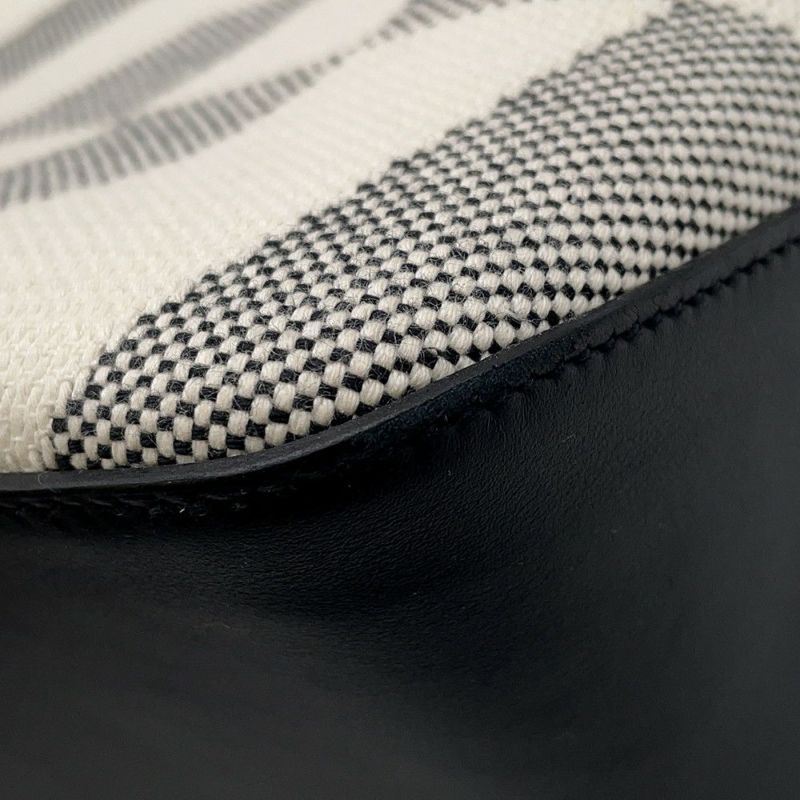 エルメス トートバッグ HアンビエGM ブラック/エクリュトワルアッシュ/スイフト Z刻印 HERMES バッグ 黒