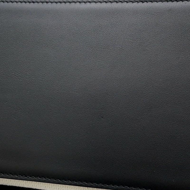 エルメス トートバッグ HアンビエGM ブラック/エクリュトワルアッシュ/スイフト Z刻印 HERMES バッグ 黒