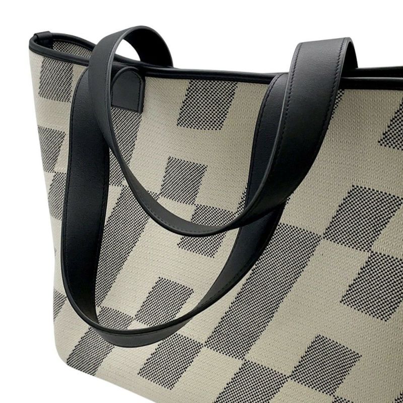 エルメス トートバッグ HアンビエGM ブラック/エクリュトワルアッシュ/スイフト Z刻印 HERMES バッグ 黒