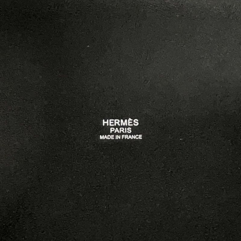 エルメス トートバッグ HアンビエGM ブラック/エクリュトワルアッシュ/スイフト Z刻印 HERMES バッグ 黒