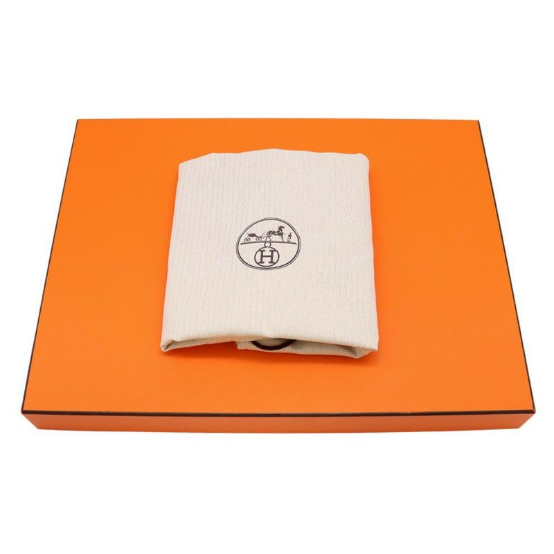 エルメス トートバッグ HアンビエGM ブラック/エクリュトワルアッシュ/スイフト Z刻印 HERMES バッグ 黒