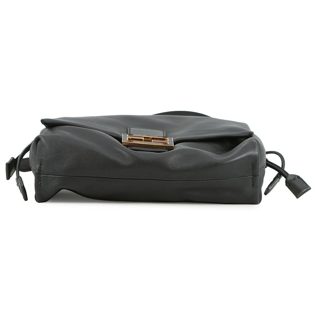 フェンディ ハンドバッグ マンマ バゲット ミディアム 8BR833 FENDI バッグ 2wayショルダーバッグ 黒