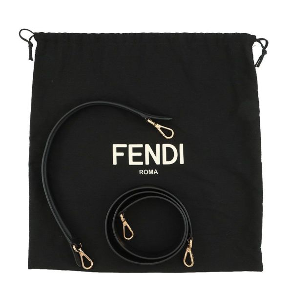 フェンディ ハンドバッグ マンマ バゲット ミディアム 8BR833 FENDI バッグ 2wayショルダーバッグ 黒