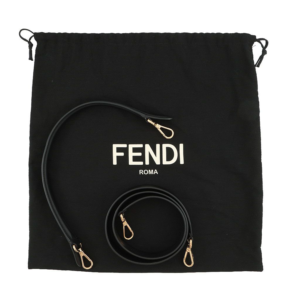 フェンディ ハンドバッグ マンマ バゲット ミディアム 8BR833 FENDI バッグ 2wayショルダーバッグ 黒