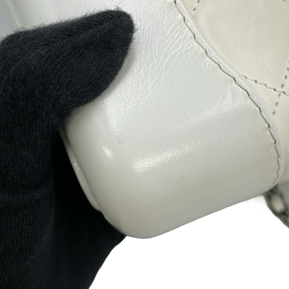 シャネル チェーンショルダーバッグ ガブリエル ドゥ シャネル スモール ホーボーバッグ A91810 CHANEL 白