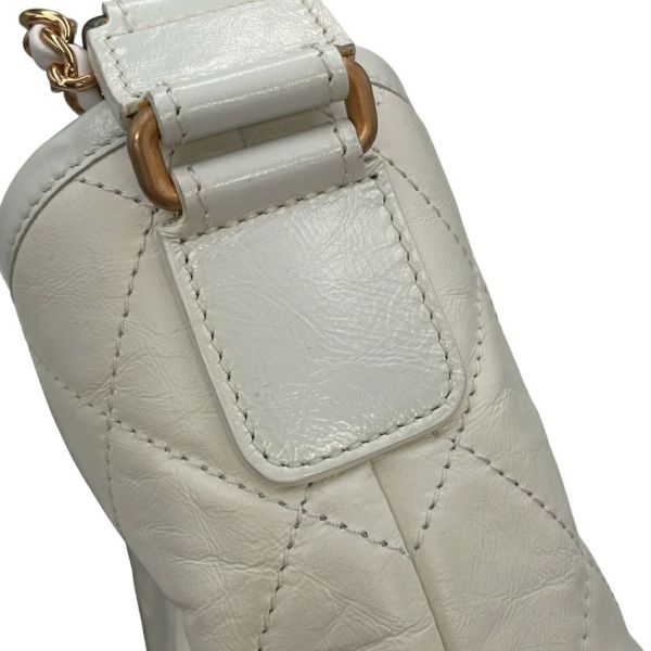 シャネル チェーンショルダーバッグ ガブリエル ドゥ シャネル スモール ホーボーバッグ A91810 CHANEL 白