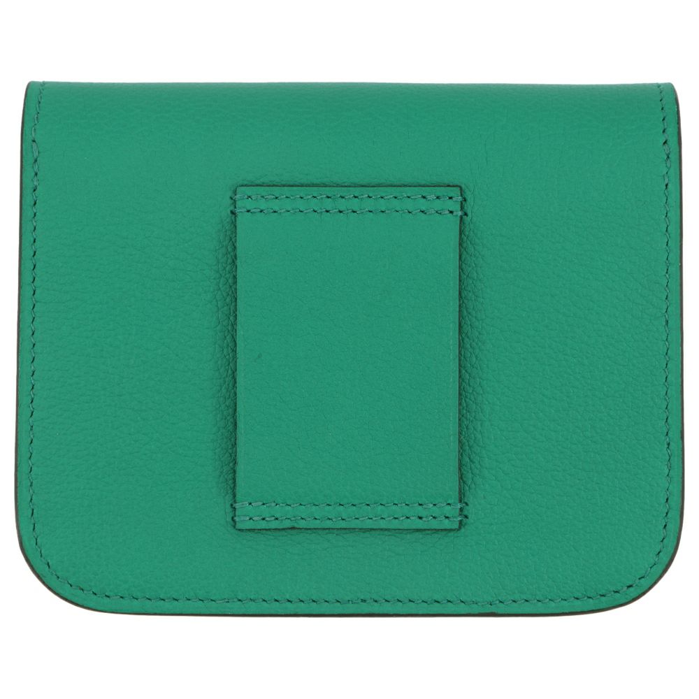 エルメス 財布 コンスタンス スリム ヴェルソ ヴェールヴェルティゴ/ブルーザンジバル/シルバー金具 エバーカラー W刻印 HERMES 財布