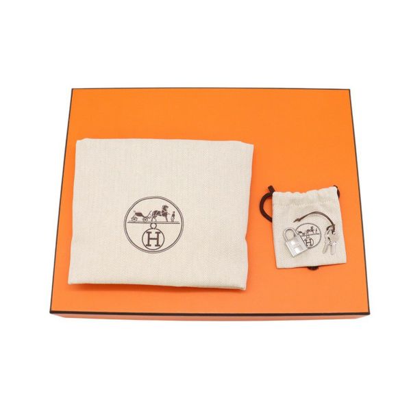 エルメス ハンドバッグ ピコタンロックMM ブルーロイヤル/シルバー金具 トリヨンクレマンス U刻印