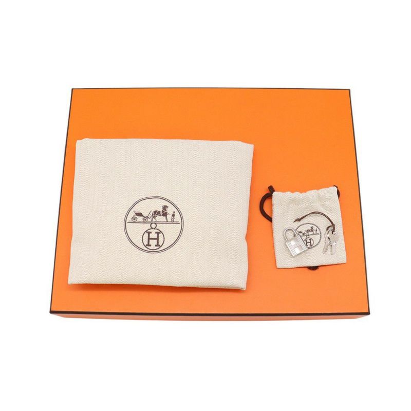 エルメス ハンドバッグ ピコタンロックMM ブルーロイヤル/シルバー金具 トリヨンクレマンス U刻印