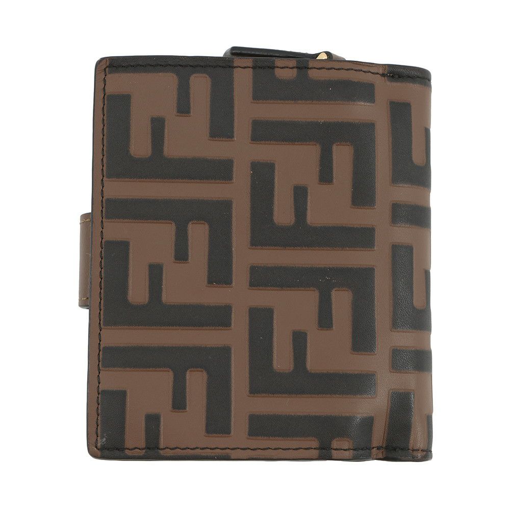 フェンディ 二つ折り財布 エフ イズ フェンディ ズッカ柄 レザー 8M0386 FENDI 財布