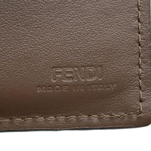 フェンディ 二つ折り財布 エフ イズ フェンディ ズッカ柄 レザー 8M0386 FENDI 財布