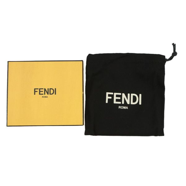 フェンディ 二つ折り財布 エフ イズ フェンディ ズッカ柄 レザー 8M0386 FENDI 財布