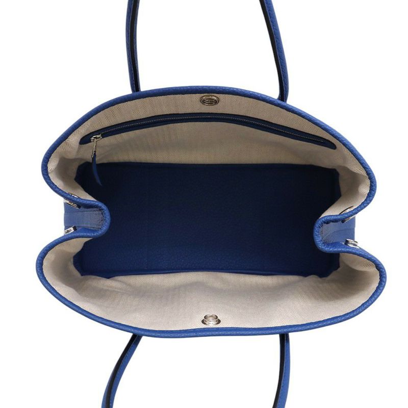 エルメス トートバッグ ガーデンパーティTPM ブルーフランス/シルバー金具 ネゴンダ Z刻印