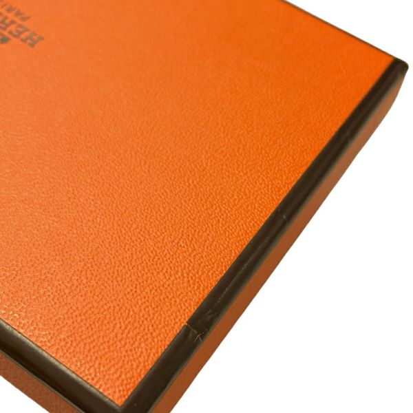 エルメス コインケース カルヴィ デュオ ブルーニュイ/シルバー金具 エプソン K刻印 財布