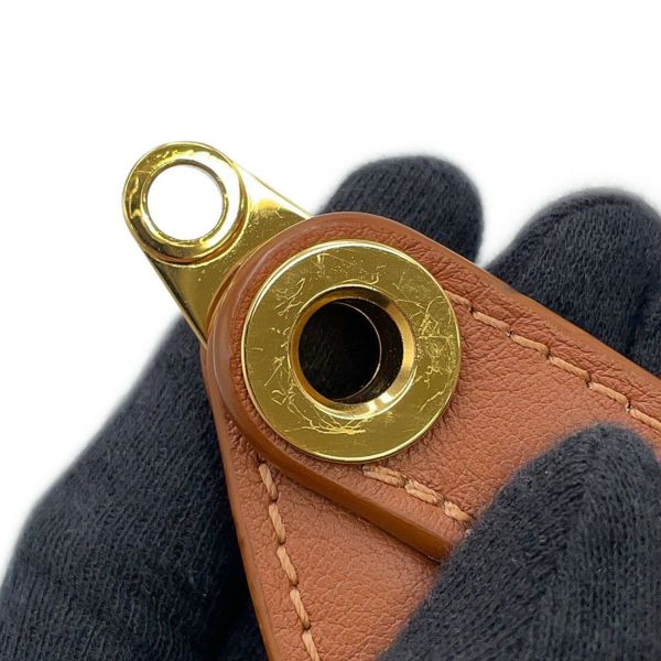 ロエベ ショルダーバッグ アナグラム ルナ スモール ジャカード レザー A923PM1X02 LOEWE ワンショルダー ブラウン