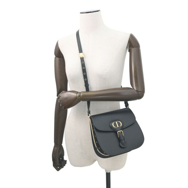 クリスチャン・ディオール ショルダーバッグ ボビー フレーム BOBBY Frame ミディアム M9333UMOF Christian Dior 黒