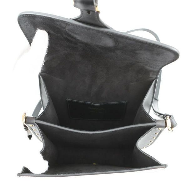 クリスチャン・ディオール ショルダーバッグ ボビー フレーム BOBBY Frame ミディアム M9333UMOF Christian Dior 黒