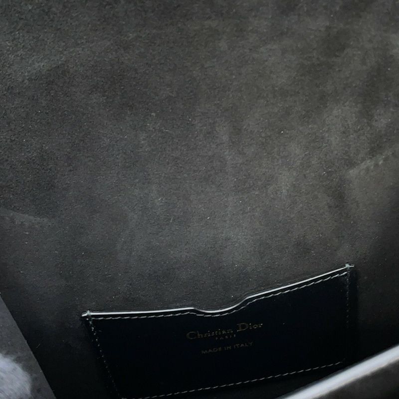 クリスチャン・ディオール ショルダーバッグ ボビー フレーム BOBBY Frame ミディアム M9333UMOF Christian Dior 黒