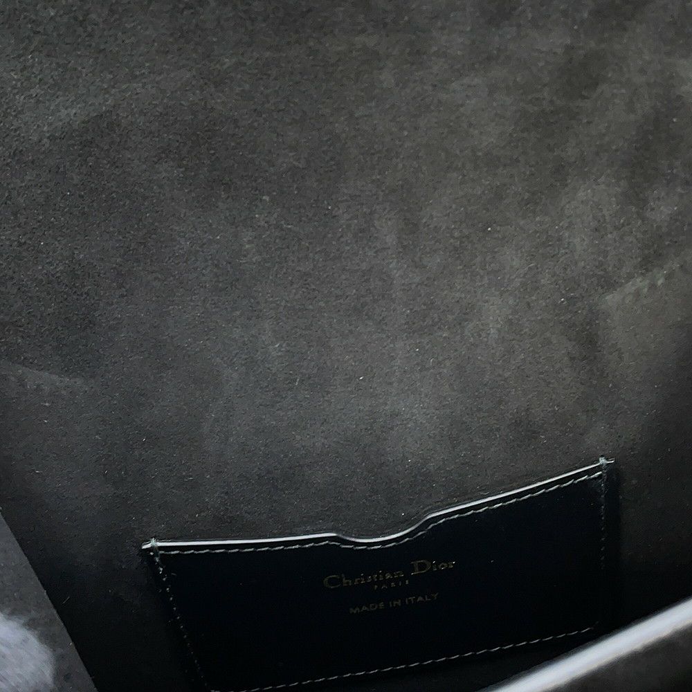 クリスチャン・ディオール ショルダーバッグ ボビー フレーム BOBBY Frame ミディアム M9333UMOF Christian Dior 黒