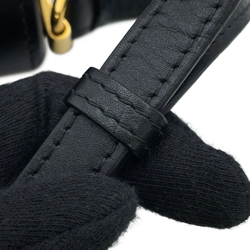 クリスチャン・ディオール ショルダーバッグ ボビー フレーム BOBBY Frame ミディアム M9333UMOF Christian Dior 黒