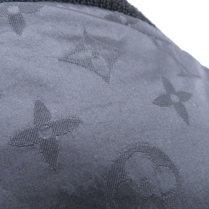 ルイヴィトン ダウンジャケット クロップド モノグラム パファジャケット レディースサイズ38 アウター ブラック 黒 セール品