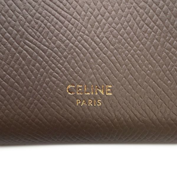 セリーヌ 三つ折り財布 スモール トリフォールドウォレット レザー 10B573 CELINE 財布