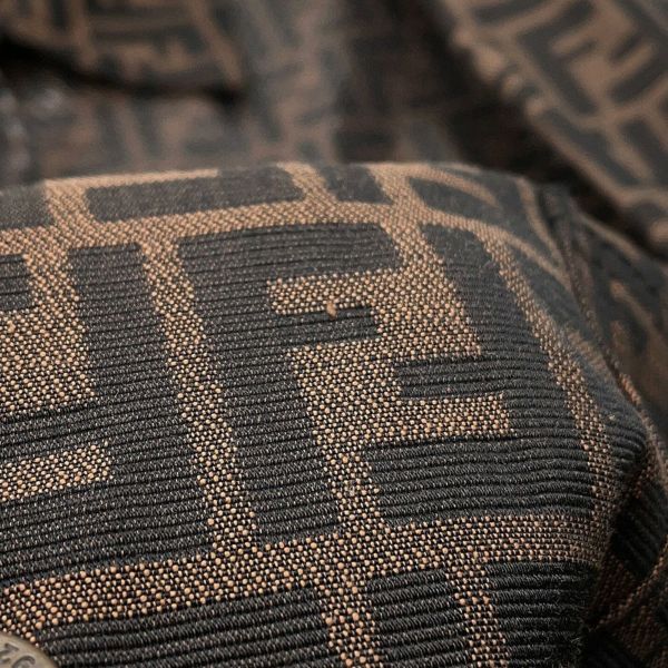 フェンディ ジャケット ズッカ柄 ロゴ 総柄 ポリエステル レディースサイズ44 FENDI アウター