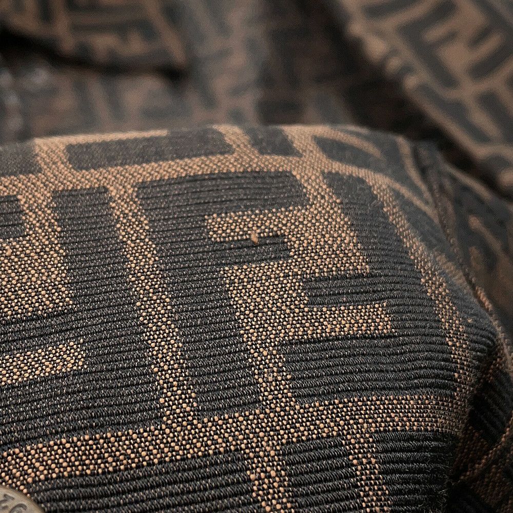 フェンディ ジャケット ズッカ柄 ロゴ 総柄 ポリエステル レディースサイズ44 FENDI アウター