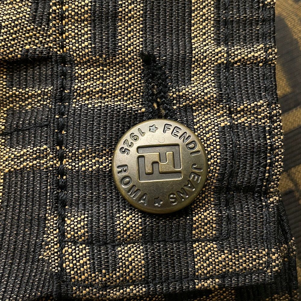 フェンディ ジャケット ズッカ柄 ロゴ 総柄 ポリエステル レディースサイズ44 FENDI アウター