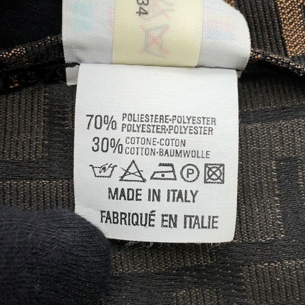 フェンディ ジャケット ズッカ柄 ロゴ 総柄 ポリエステル レディースサイズ44 FENDI アウター