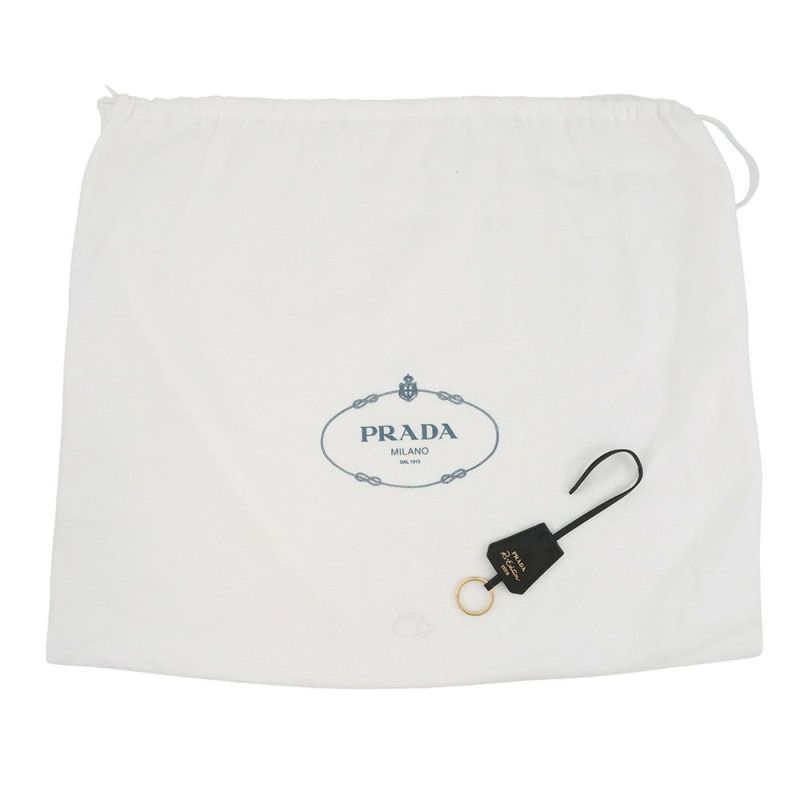 プラダ トートバッグ Re-Edition 1978 ミディアム ナイロン サフィアーノ 1BG555 PRADA 黒