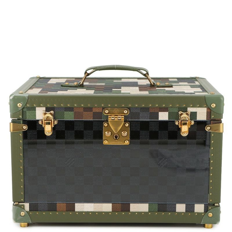 ルイヴィトン シューズボックス ダミエ・ダモフラージュ シューズ・ボックス M10295 ヴィトン バッグ 2024春夏 ファレル・ウイリアムス