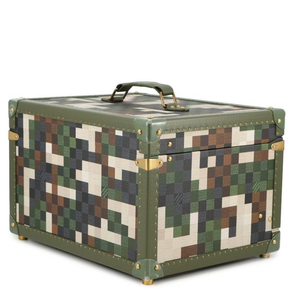 ルイヴィトン シューズボックス ダミエ・ダモフラージュ シューズ・ボックス M10295 ヴィトン バッグ 2024春夏 ファレル・ウイリアムス