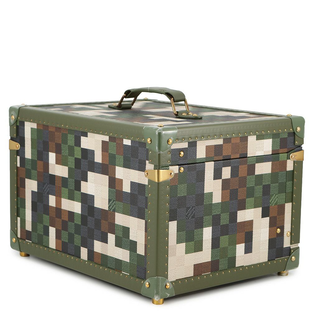 ルイヴィトン シューズボックス ダミエ・ダモフラージュ シューズ・ボックス M10295 ヴィトン バッグ 2024春夏 ファレル・ウイリアムス