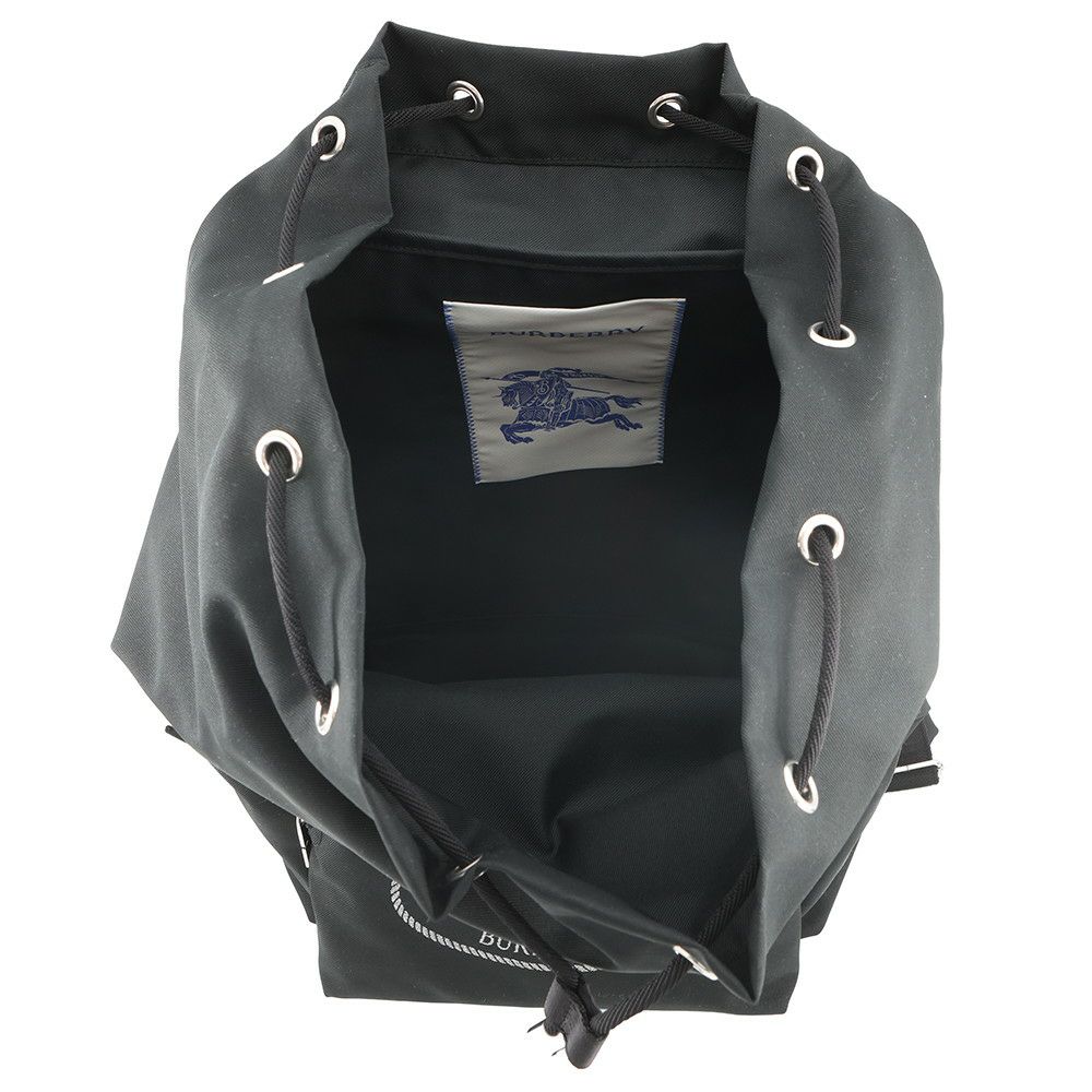 バーバリー リュック オークニー フラップバックパック キャンバス 81113141 BURBERRY バッグ リュックサック 黒