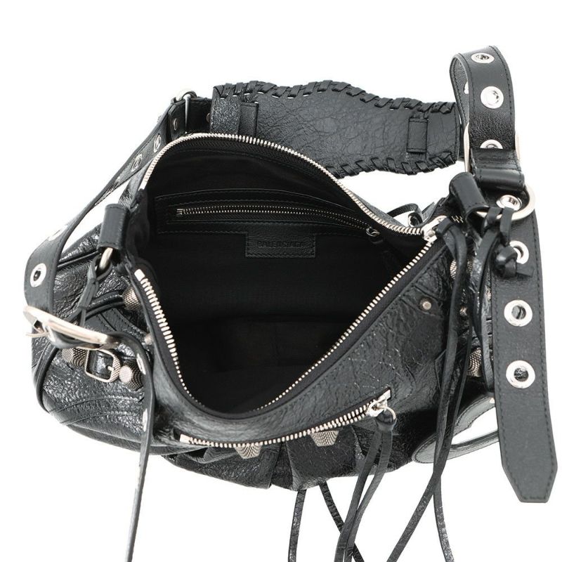 バレンシアガ ショルダーバッグ ル・カゴール S レザー 671307 BALENCIAGA 黒