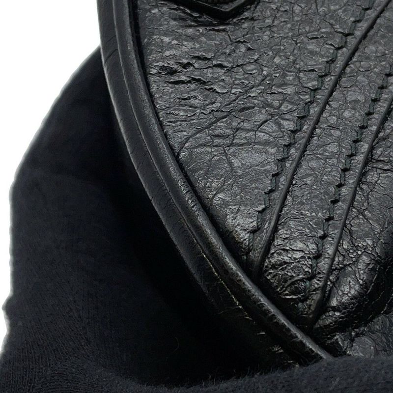 バレンシアガ ショルダーバッグ ル・カゴール S レザー 671307 BALENCIAGA 黒