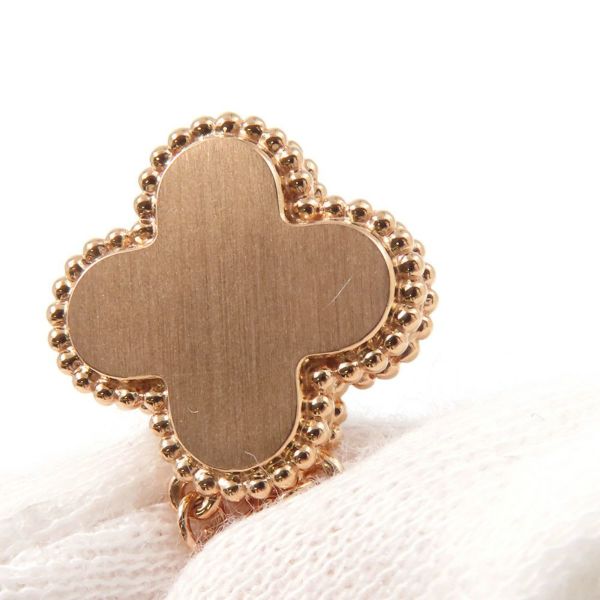 ヴァンクリ ネックレス ヴィンテージ アルハンブラ シルバーオブシディアン/ダイヤ 1P K18PG VCARP9T000 2023年ホリデー限定