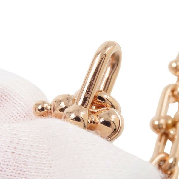 ティファニー ブレスレット ハードウェア ミディアム リンク サイズダブルエクストララージ K18PGピンクゴールド Tiffany&Co.