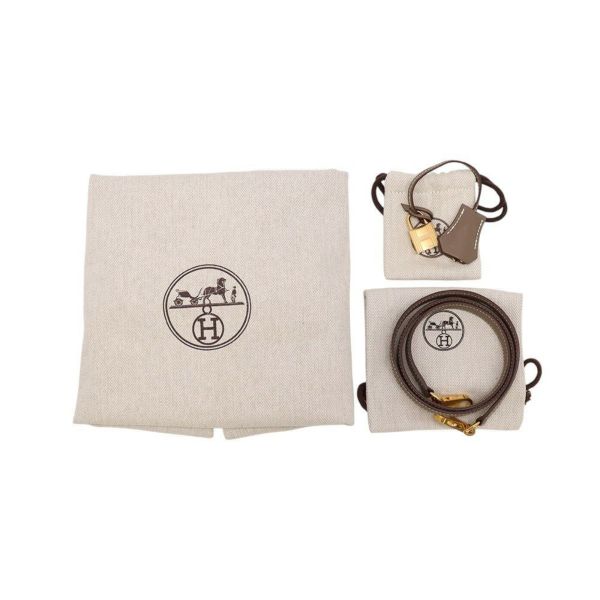 エルメス ハンドバッグ ケリー28 外縫い エトゥープ/ゴールド金具 エプソン B刻印 2wayショルダー