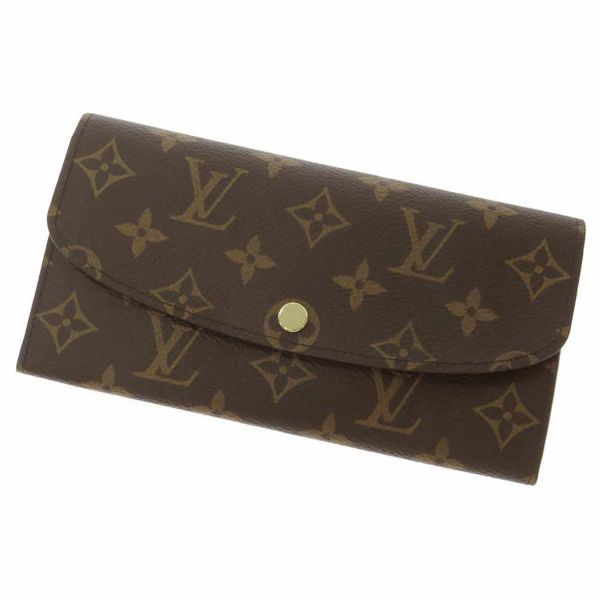 ルイヴィトン 長財布 モノグラム ポルトフォイユ・エミリー M60697 LOUIS VUITTON ヴィトン 財布