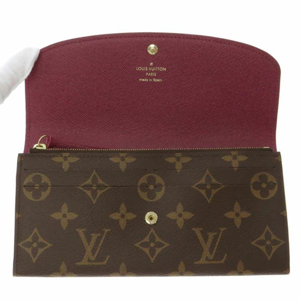 ルイヴィトン 長財布 モノグラム ポルトフォイユ・エミリー M60697 LOUIS VUITTON ヴィトン 財布