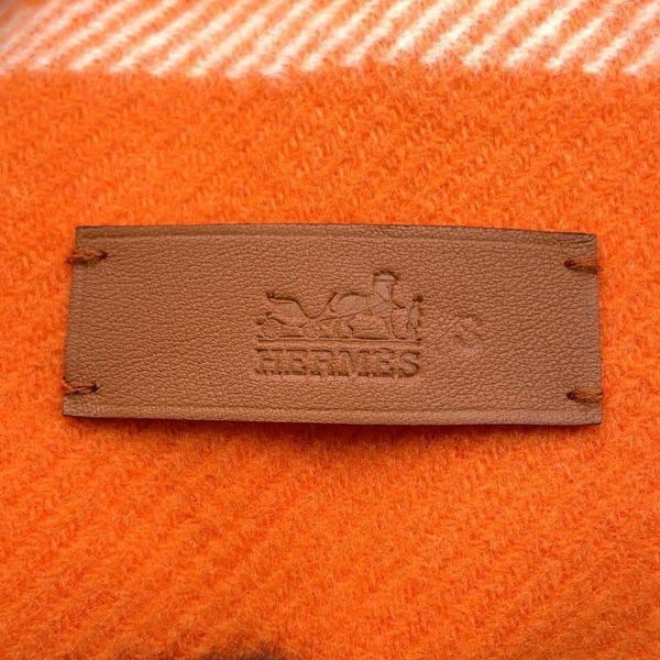 エルメス ブランケット チェック カシミヤ HERMES アパレル ソルド品