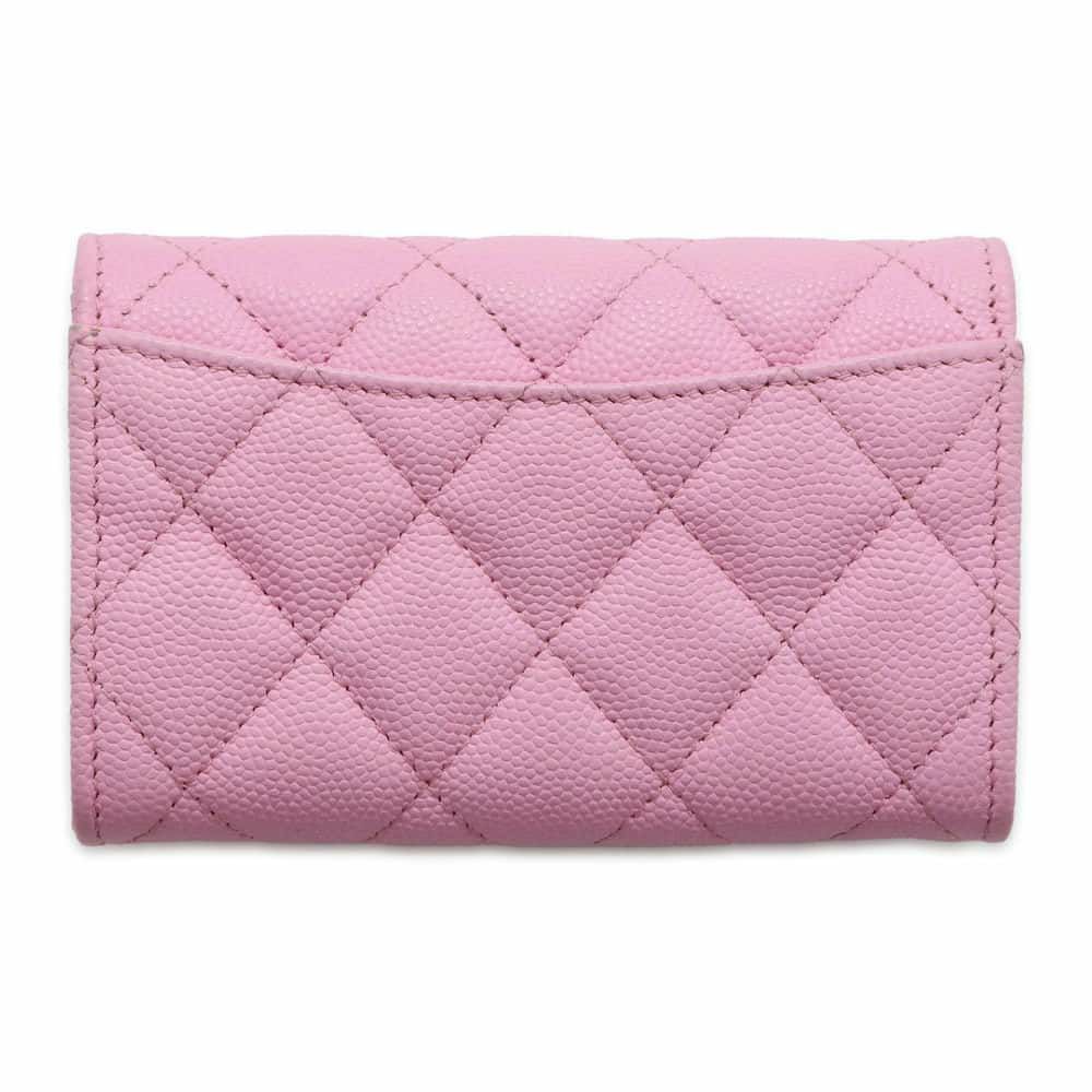 シャネル カードケース マトラッセ クラシック ココマーク キャビアスキン AP0214 CHANEL 名刺入れ